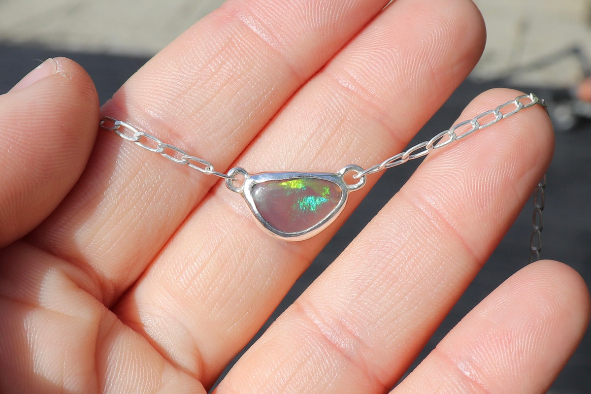 Opal necklace